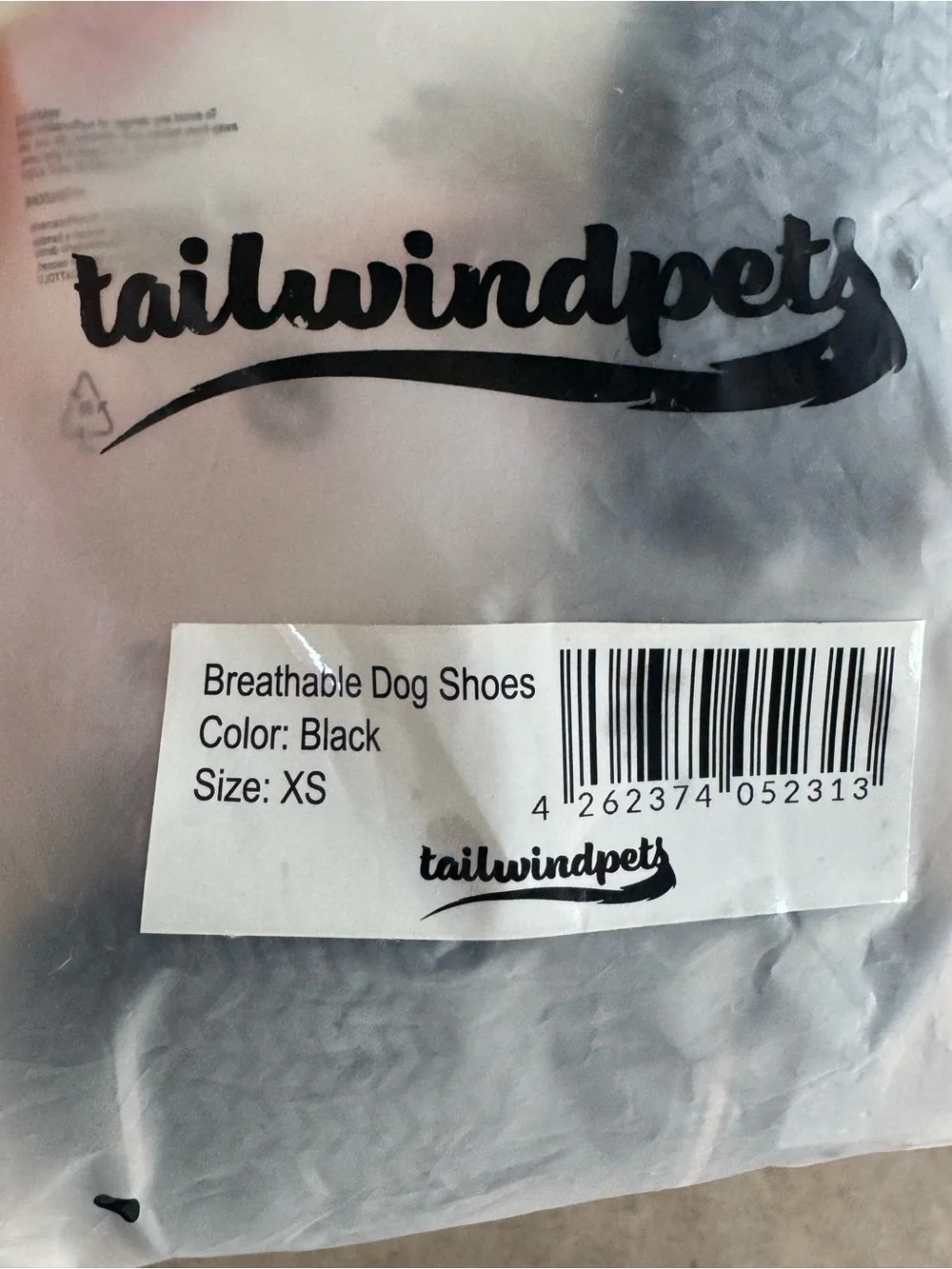 Breathable Dog Winter Shoes - one pair for front legs XS
